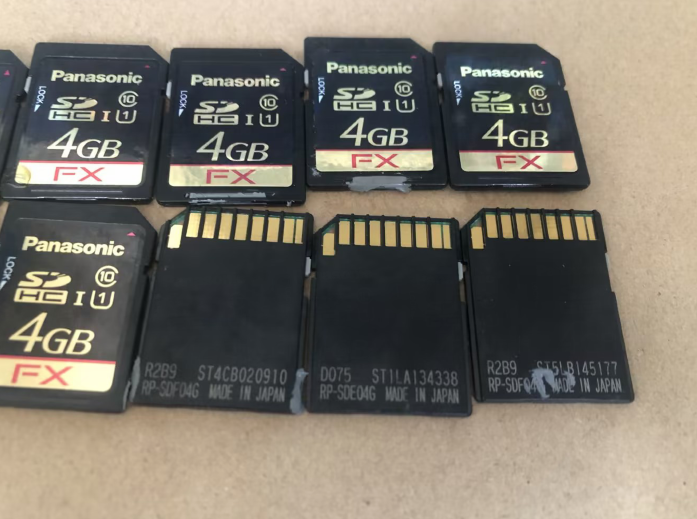 10PCS Panasonic 4GB SD CARD