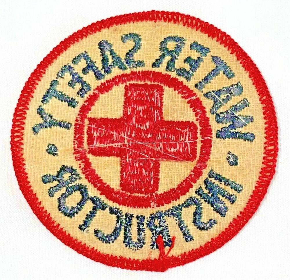 VINTAGE RED CROSS WATER SAFETY INSTRUCTOR PATCH