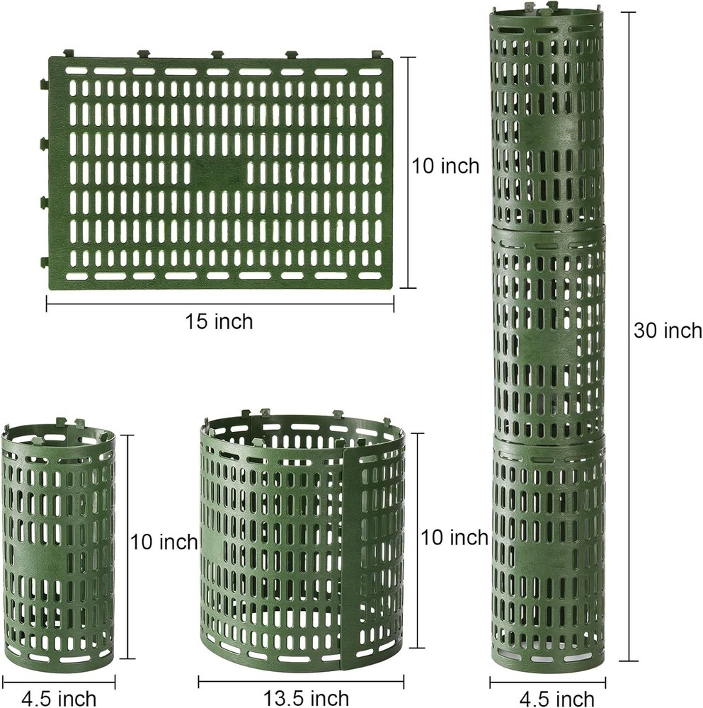 Bekith 16 Pack Tree Trunk Protector, Plant Guard Protectors with Zip Ties,...
