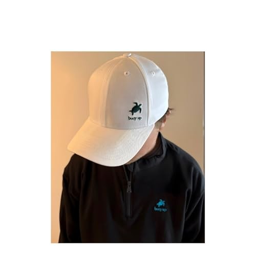 Baseball Cap with Adjustable Buckle Closure - Regular Fit One Size White