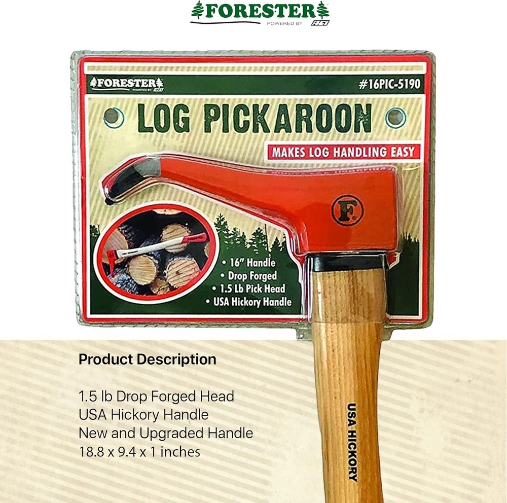 Pickaroon Logging Tool | Hickory Handle | Hookaroon Logging Tool | Log Rolle...