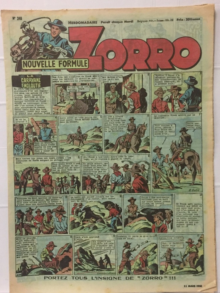 Zorro - 11 Mars 1951 - No 248