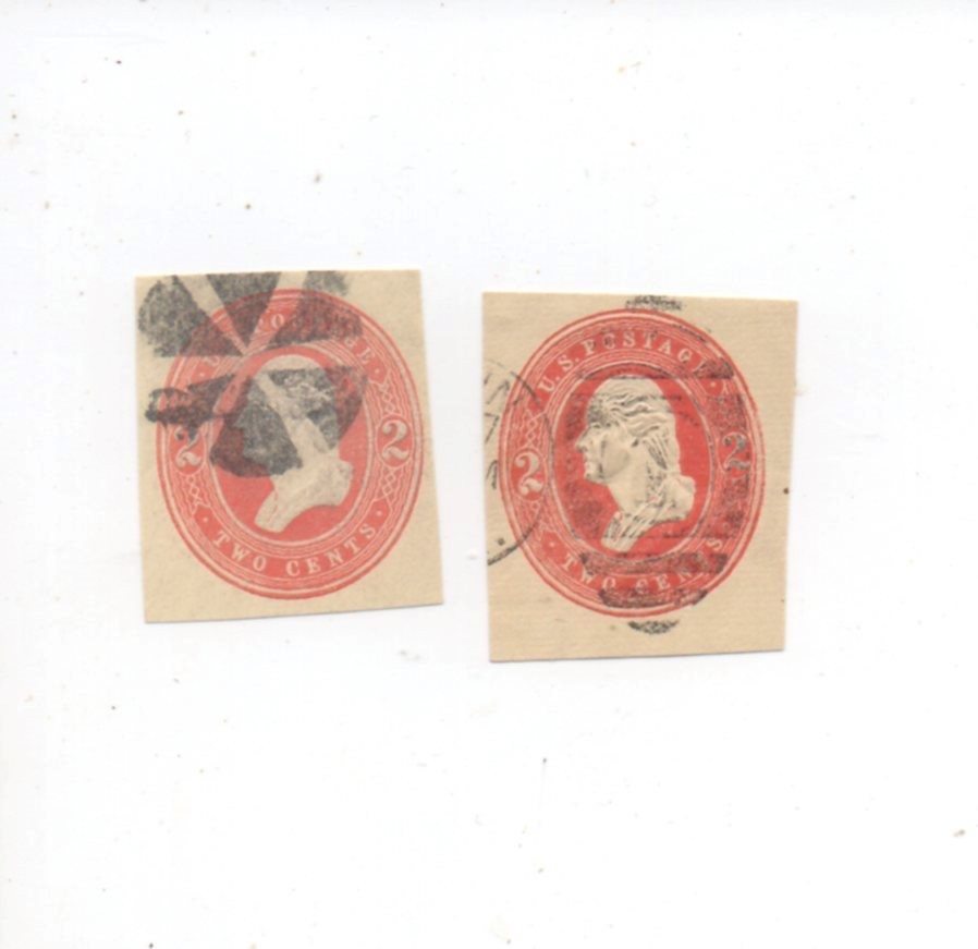 United States used cut square U231 U232