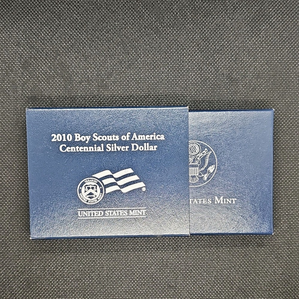 2010 Boy Scout Commemorative Silver Dollar Coin (Box/COA)