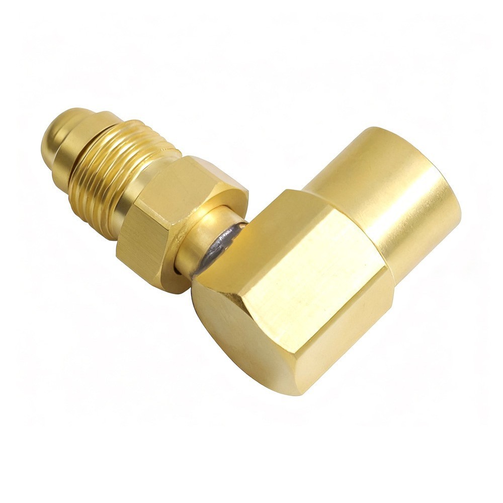 90 Degrees Elbow Adaptor Efficient Gas Utilization Long-lasting Connection