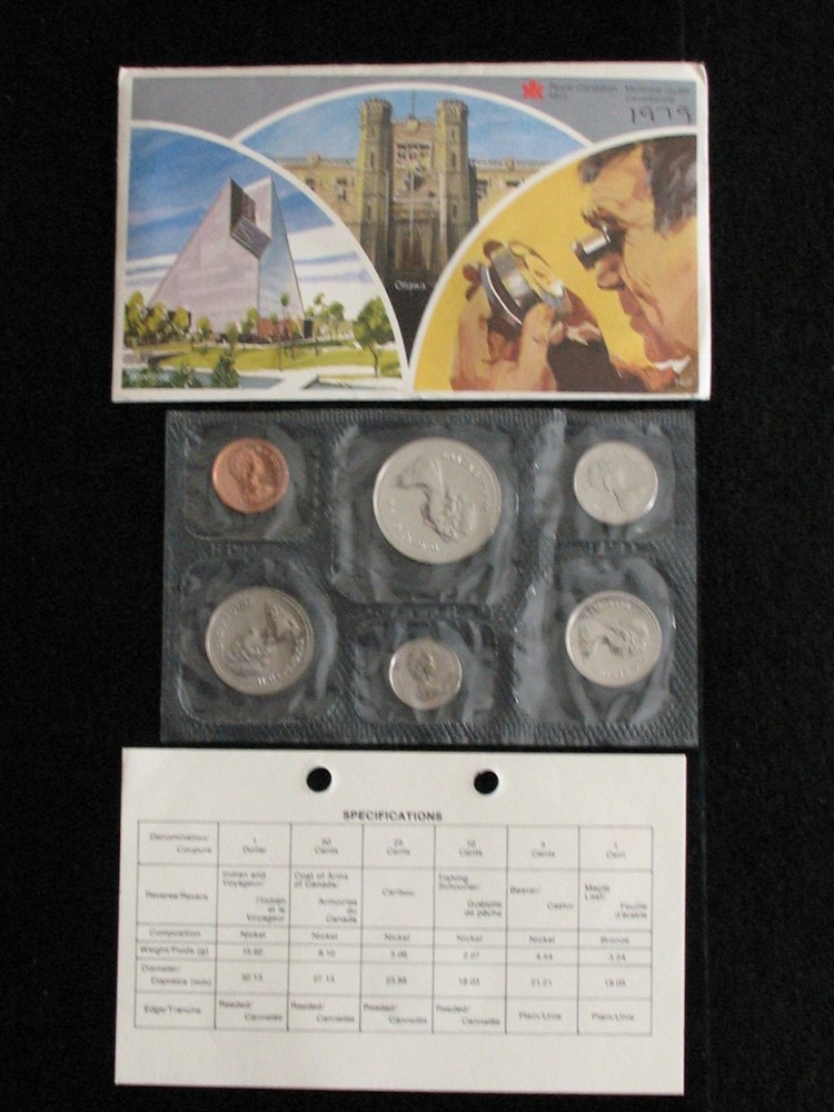 1979 CANADA PROOFLIKE MINT SET * WITH ORIGINAL MINT PACKAGING *