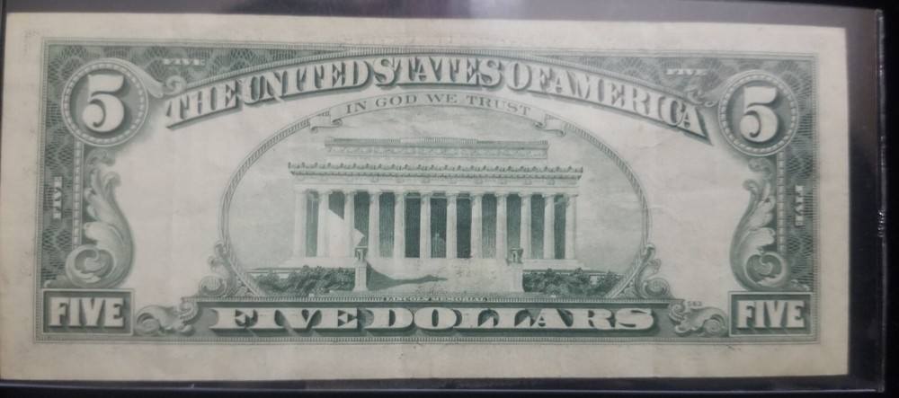 us $5 front to back error