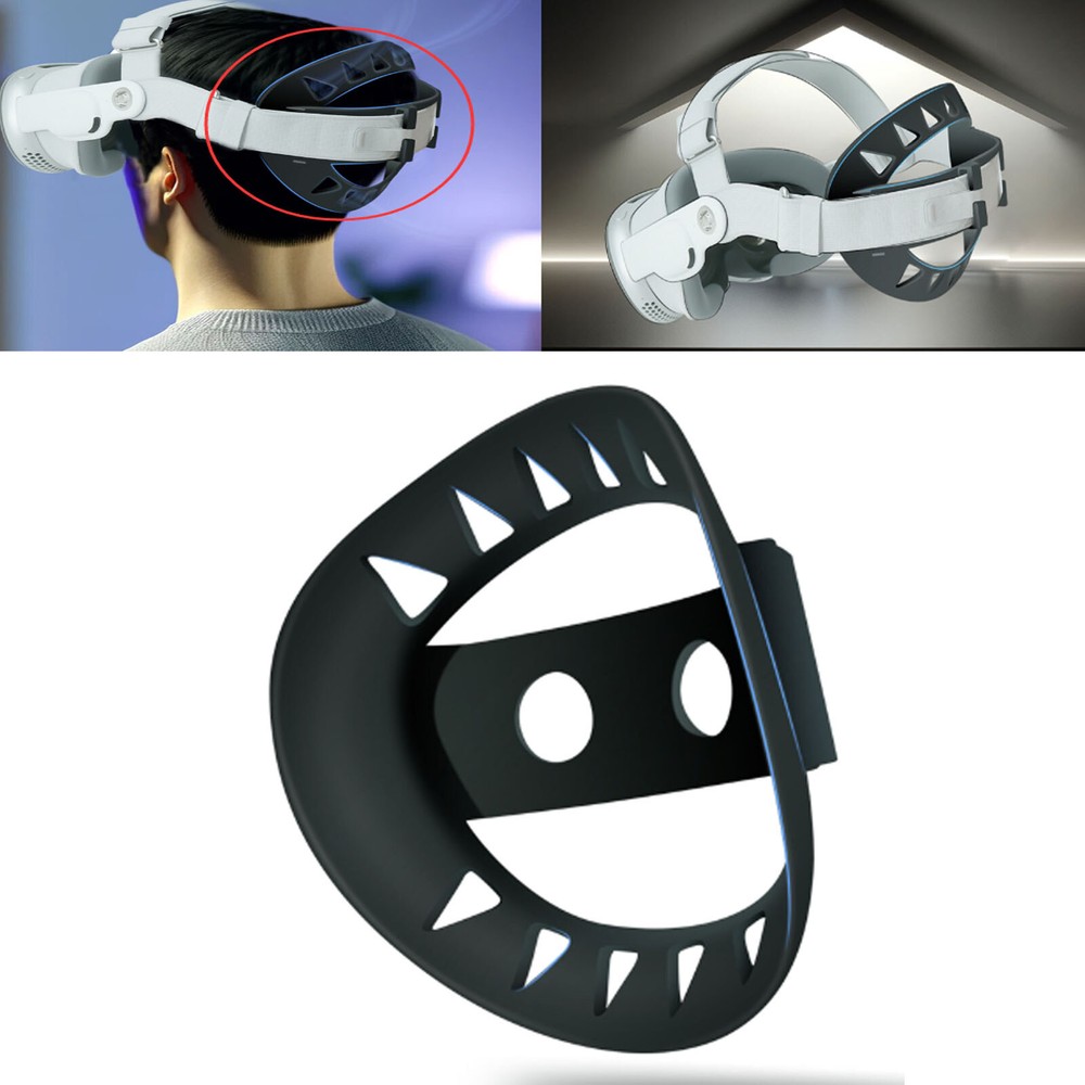 TPU Comfort Cushion Headgear Decompression Breathable Rear Pad for Vision Pro