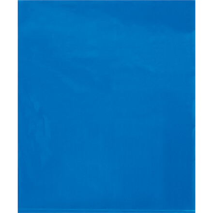 1000-Pack 15 x 18 Inch 2 Mil Blue Poly Bags - Coding and Protection Solution