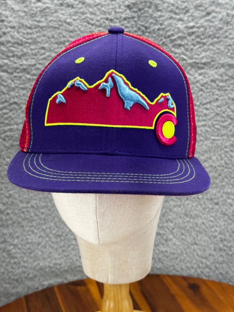 Colorado Aksels Mesh Snapback Colorblock Baseball Mesh Back Hat Cap Adjustable