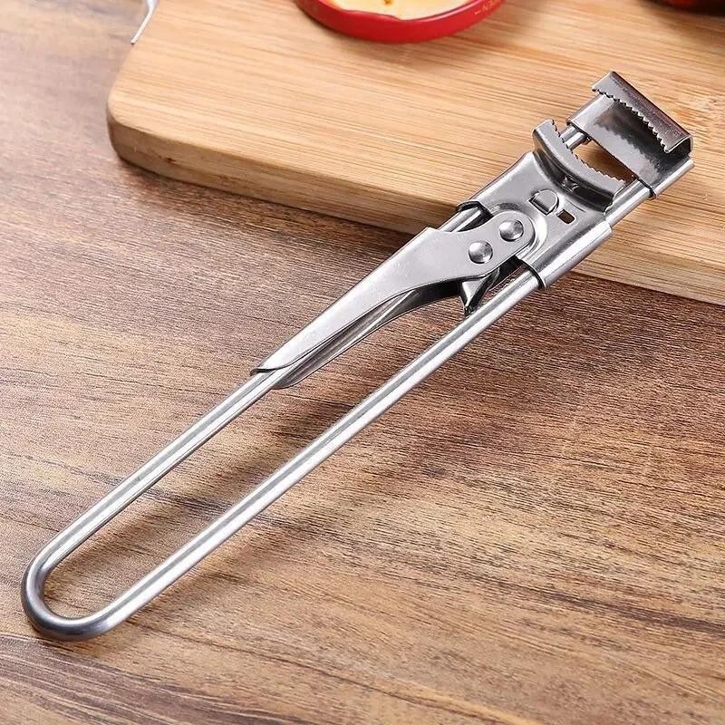 Adjustable Multi-function Bottle Opener Stainless Steel Lids Off Jar Opener Labo