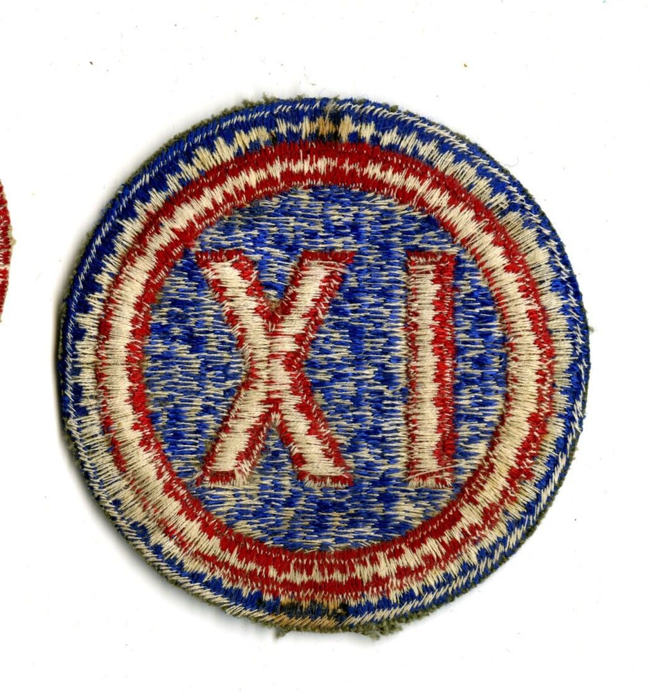 IX Corps White Back Patch WWII Vintage Pacific Theater