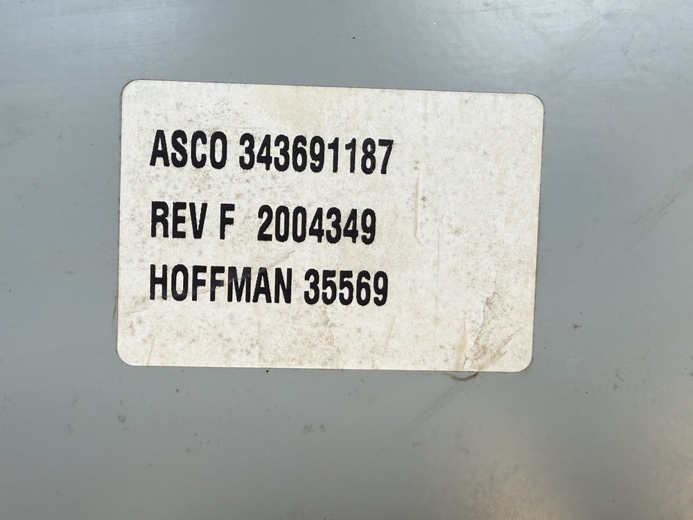 ASCO 240 Volt 200 Amp Single Phase 2 Pole Automatic Transfer Switch 7000 Series