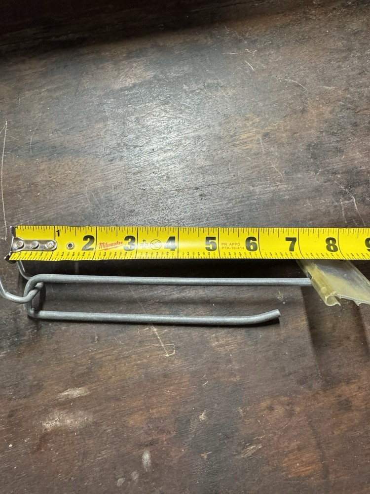 Assorted Bundle Of 23 Heavy Duty 3/8” Double Armed Peg Hooks 7”&8”