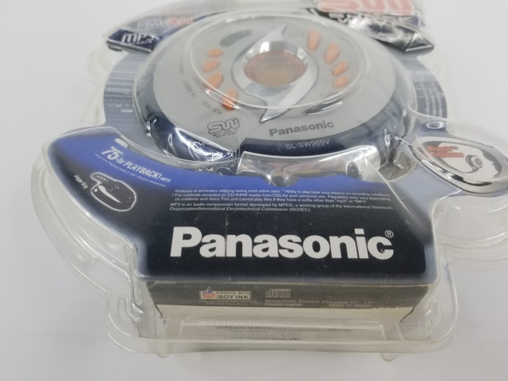 Panasonic SL-SW965 Shockwave Water-Resistant Portable CD Player – Silver