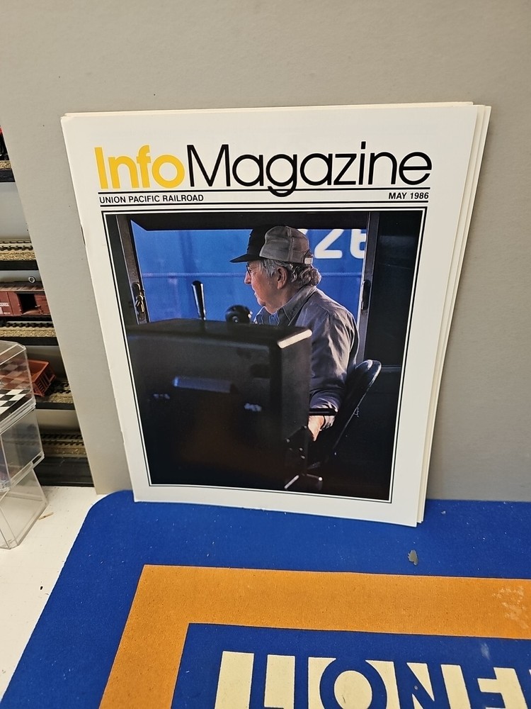 Info Magazine Union Pacific System 1986 11 Issues