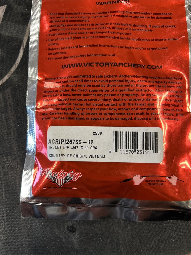 Victory Archery Insert Rip .267