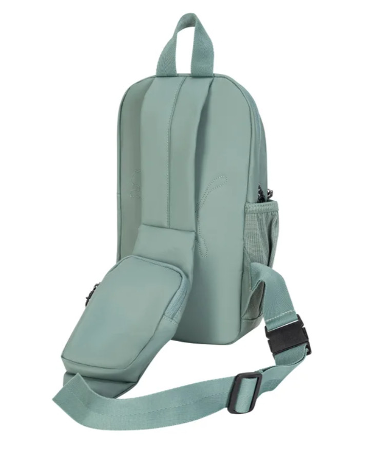 Puma Step Up Sling 2.0, Green, Dual Compartments, Adjustable Strap