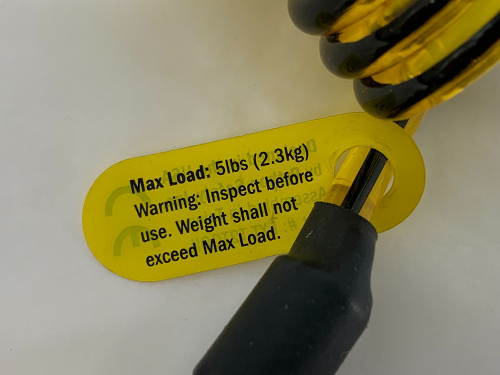 3M DBI-SALA EXT-T2TCOIL 1500067 Trigger 2 Trigger Coil Tether 5lb. Load Capacity
