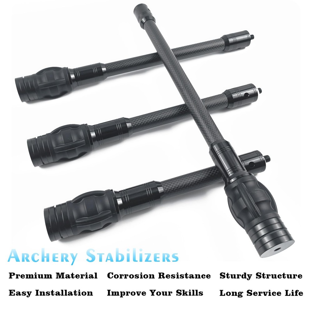 Archery Compound Bow Stabilizer Quick Disconnect Mounting Adapter– Adjustable...