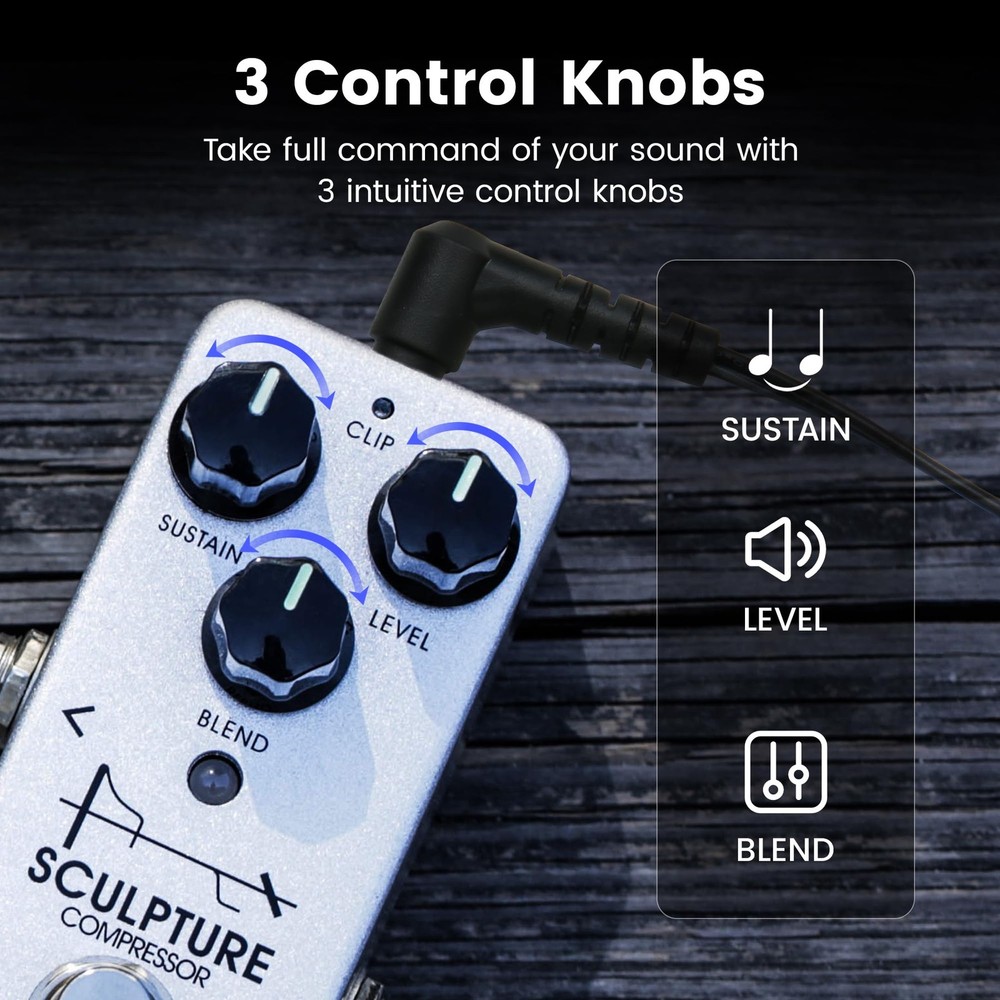 Sculpture Mini Compressor Guitar Effects Pedal