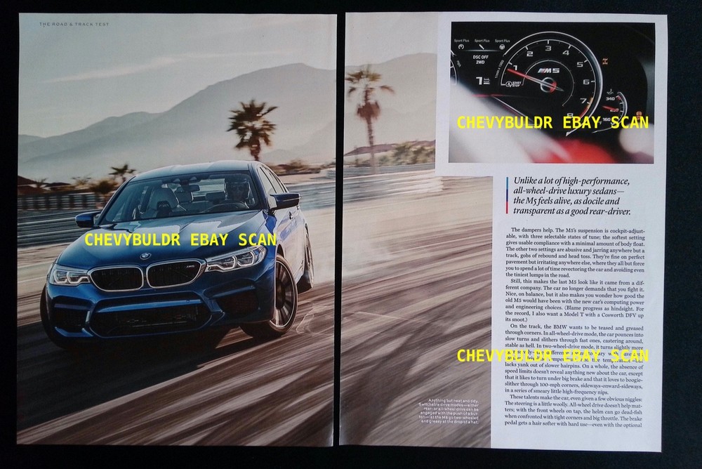 2018 BMW M5 Track Test Info Article "New Religion"