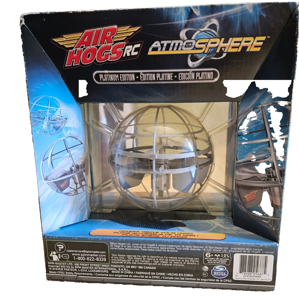 Air Hogs Rc Axis Hovering Sphere Wave Control Spin Master, Platinum Edition