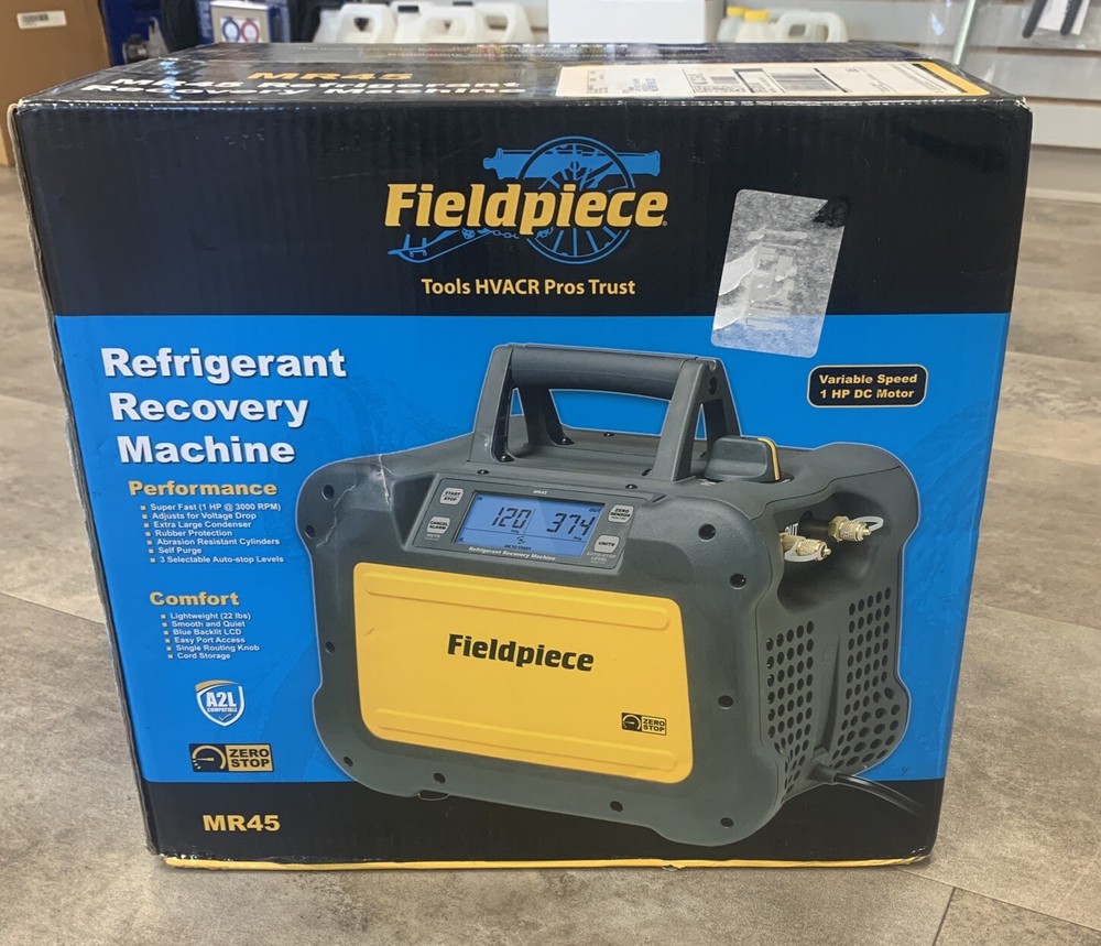 FIELDPIECE DIGITAL REFRIGERANT RECOVERY MACHING MR45