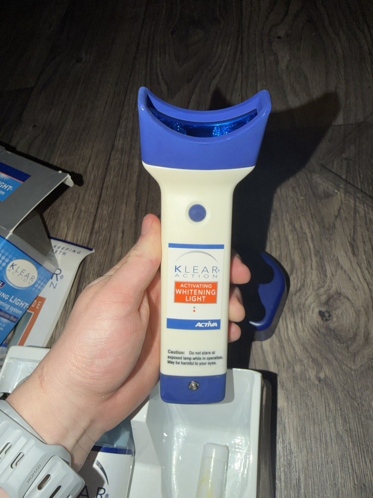 Klear Action The Original Activating Whitening Light System - Tested & Working