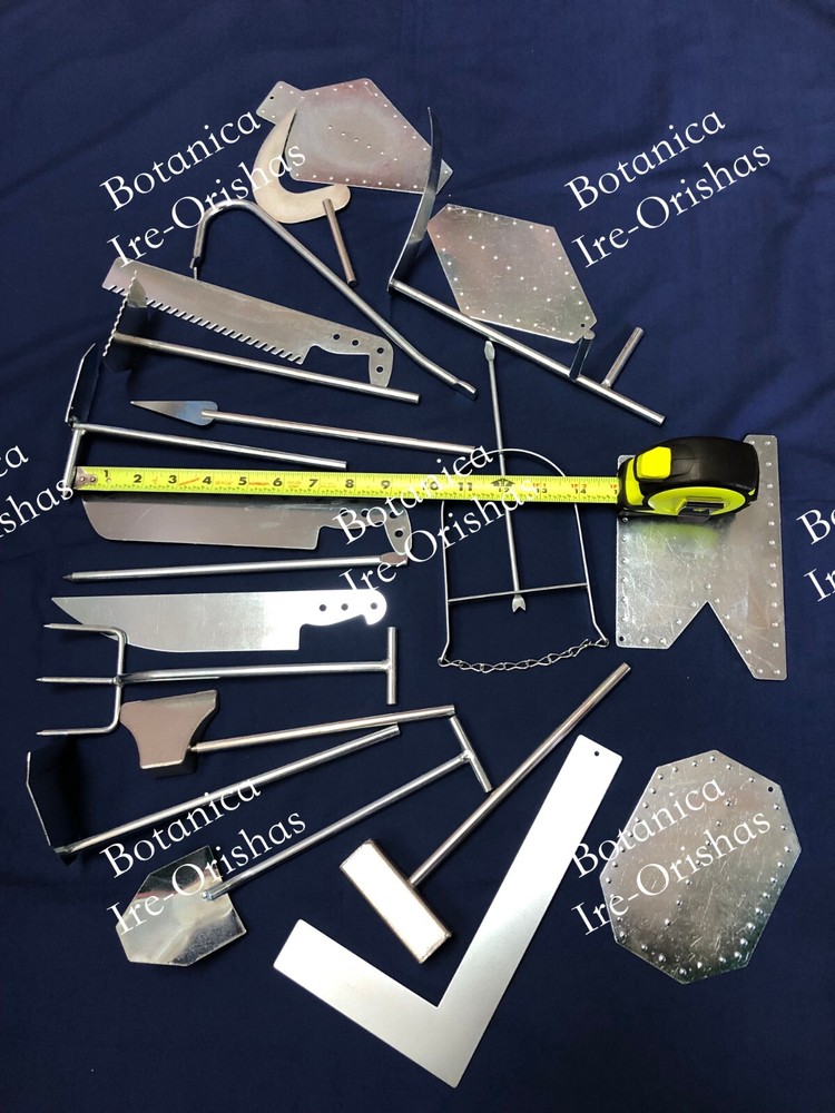 HERRAMIENTAS TOOLS DE OGGUN OGUN CABEZERA RELIGION YORUBA IFA SANTERIA