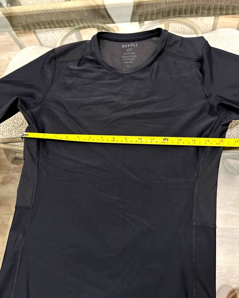 Nobull Mens Black Performance Compression T-Shirt Size L