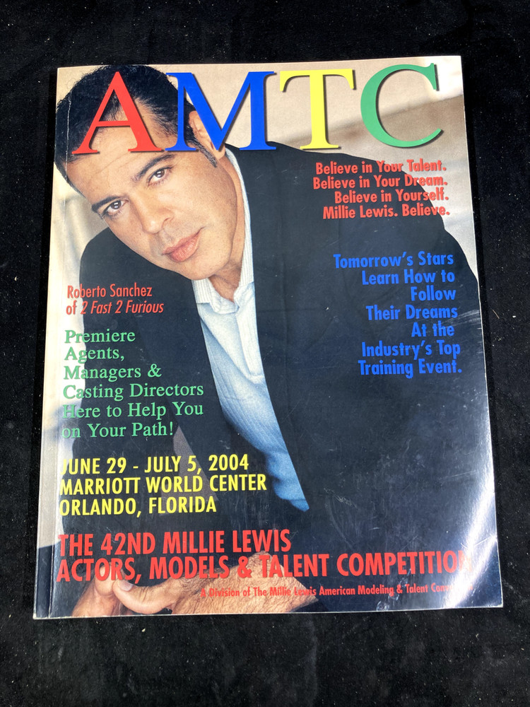 2004 ACTORS,MODELS, &TALENT COMPETITION AMTC CONVENTION PROGRAM, ORLANDO FLORIDA