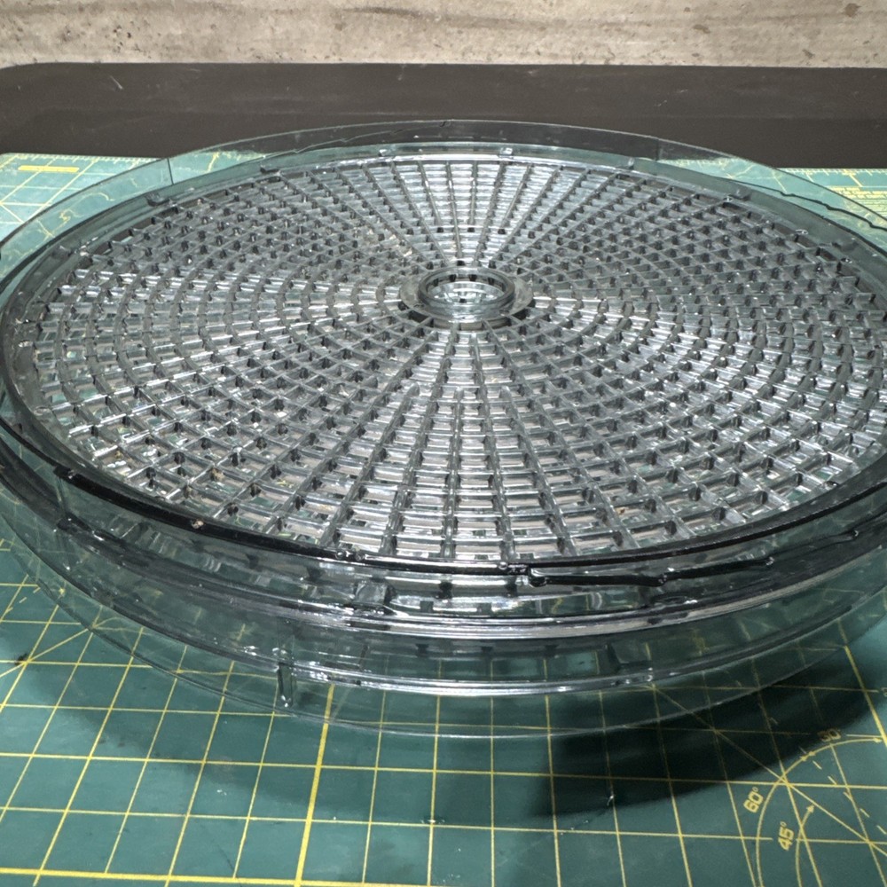 MAGIC CHEF Dehydrator 2 Replacement TRAYS Round Gray Plastic 13"