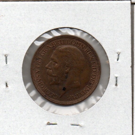Great Britain Half Penny 1927 Choice AU