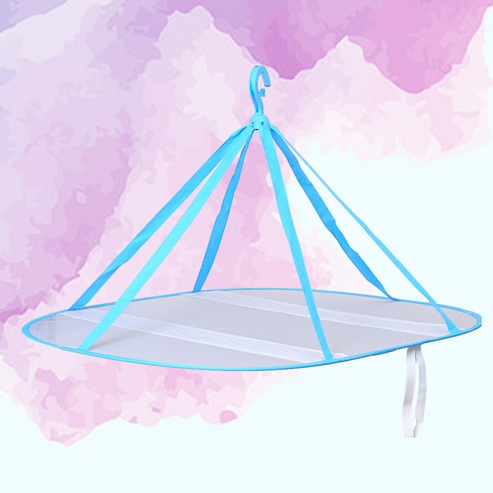 Clothes Rack Foldable Drying Net for Sweaters Mesh Hanging Dryer