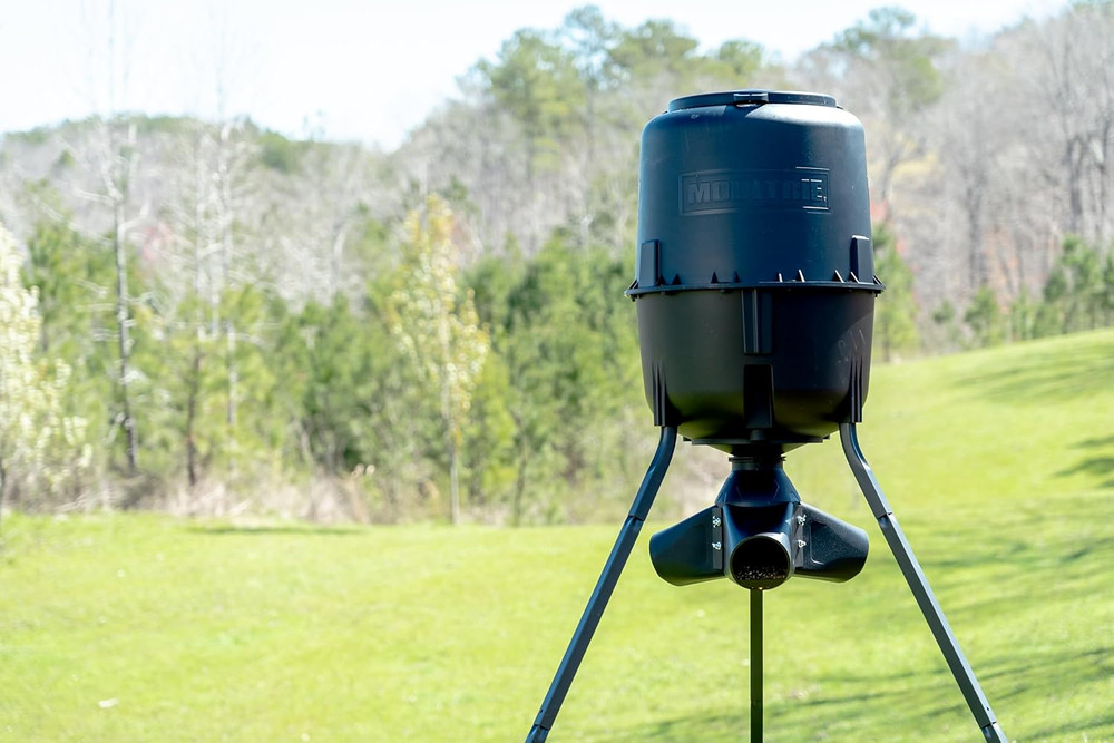 Gravity Deer Feeder - Tripod Game Feeder - Easy Conversion Adapter - Protein Pel