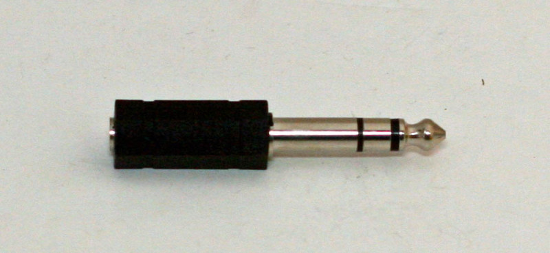 3.5mm Stereo Socket to 1/4" Plug
