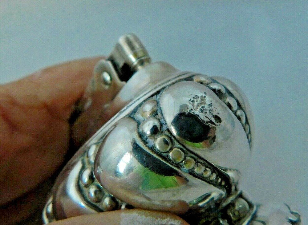 Vintage Ronson CROWN Silverplate Table or Desk Lighter - Working Condition