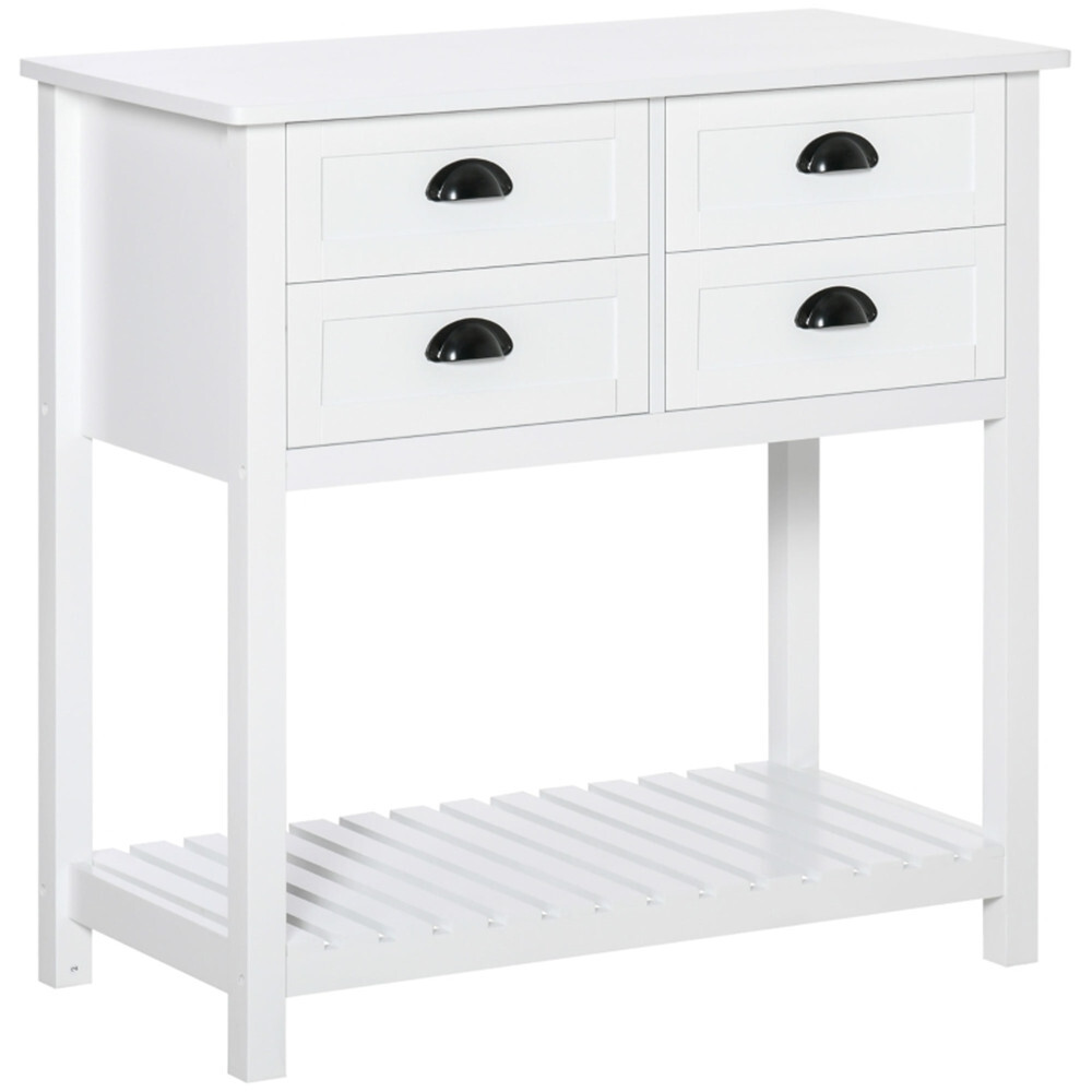 Kitchen Sideboard Storage Cabinet Coffee Bar Cabinet White