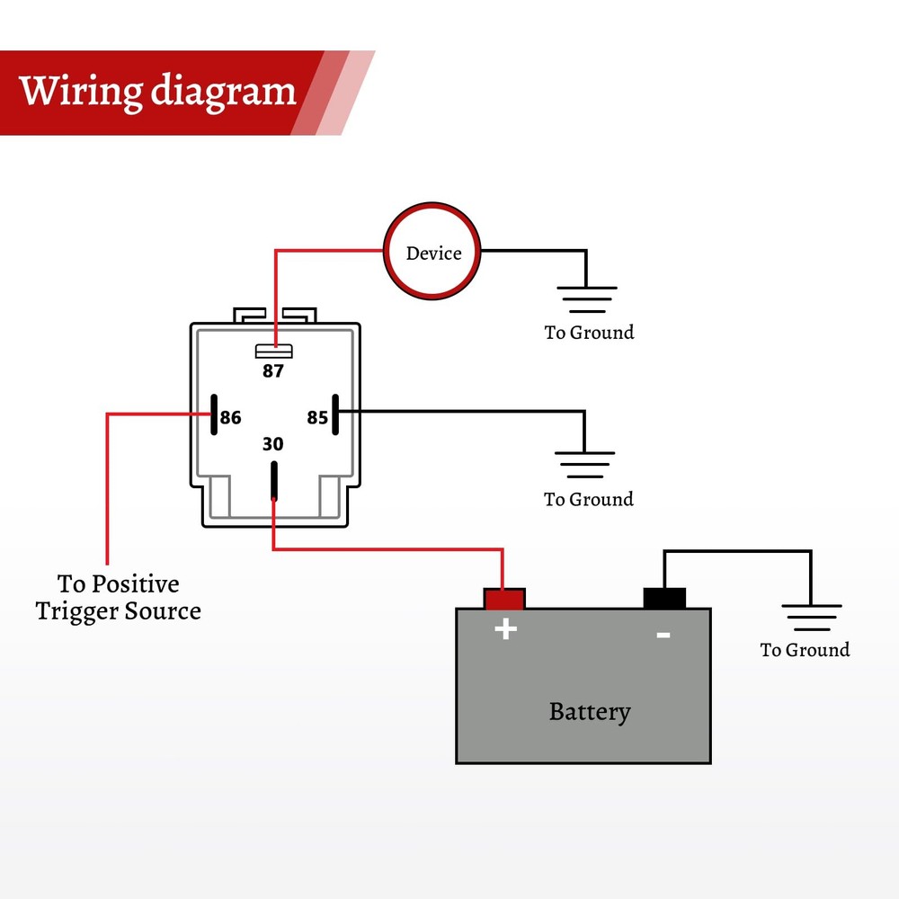 Main Relay Conversion Kit Compatible with 92-01 Civic, With Brown Switch