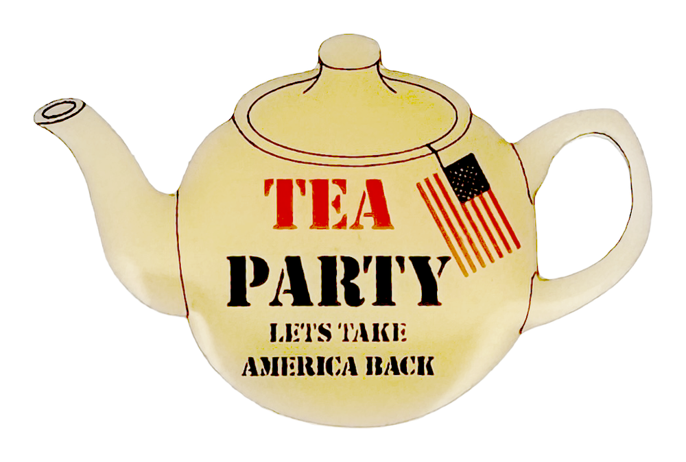 TEA PARTY LAPEL PIN