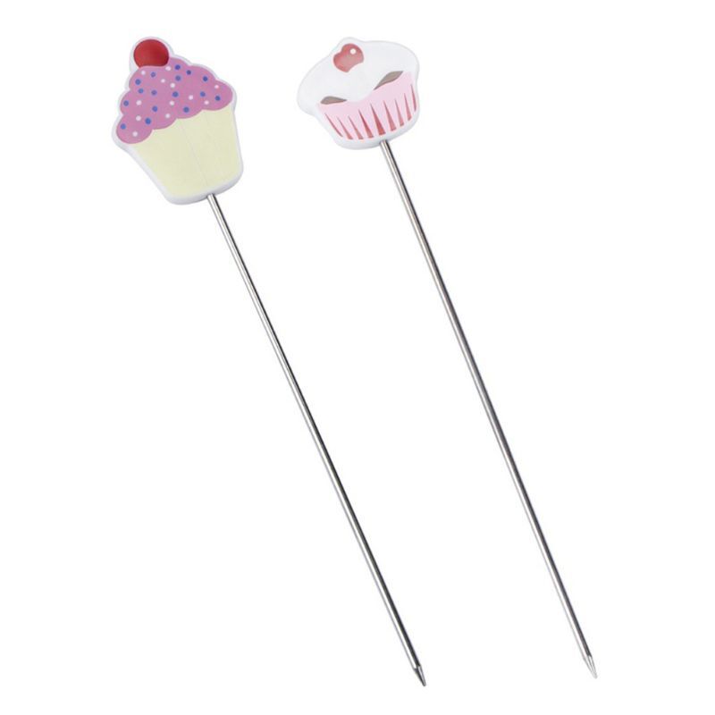 CupCake Testing Needles Reusable Long Metal Baking Pick Sticks Tool Practical