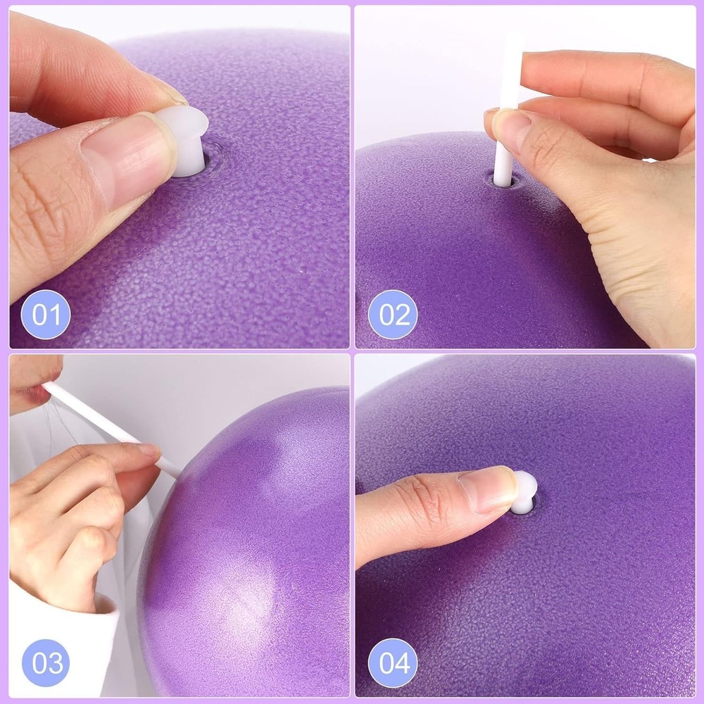 9" Small Pilates Ball Mini Exercise Workout Yoga Core Training Balance