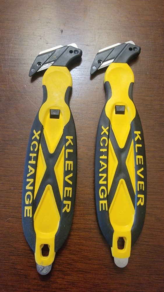 Klever Xchange Yellow Safety Box Cutter