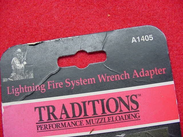 Traditions- #A1405- Lighting Fire System Wrench Adapter- New !