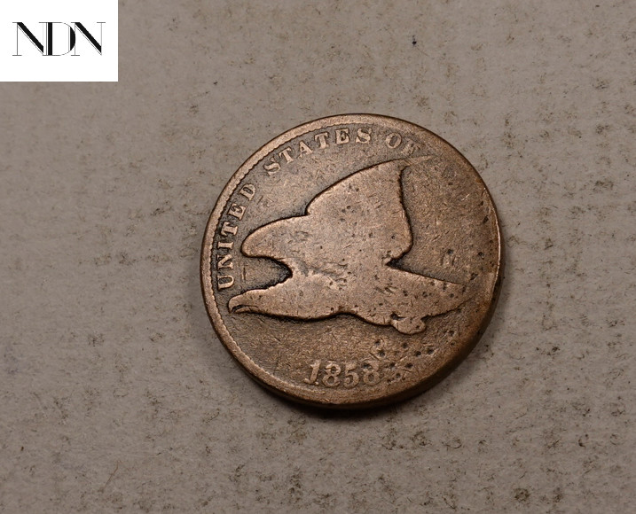 1858 Flying Eagle Small Cent - Better Date! - #F420