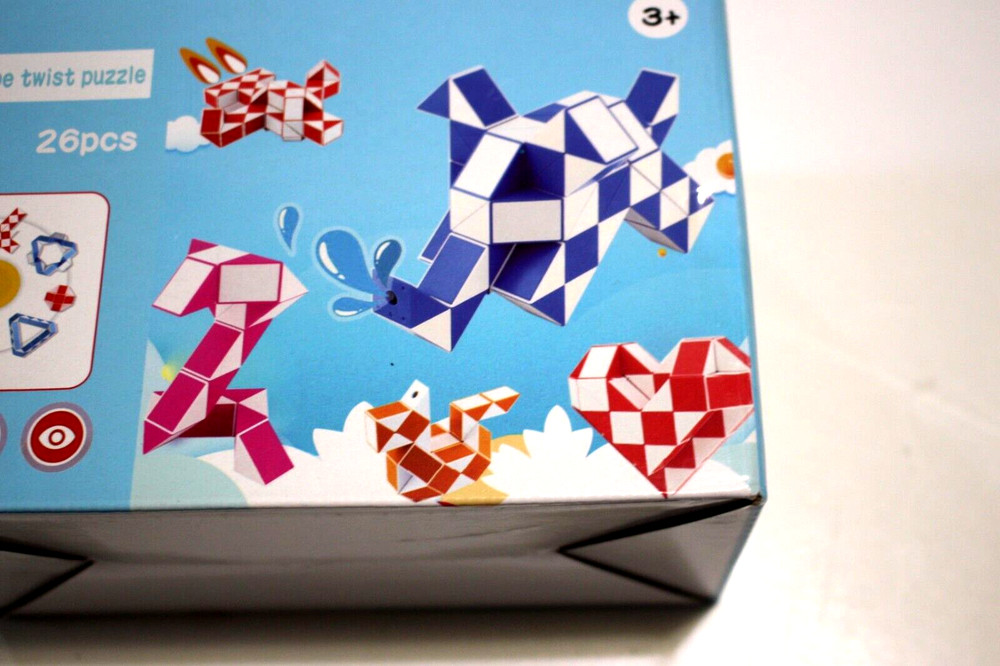 SNAKE CUBE TWIST PUZZLE 26 PCS MODEL: 267 AGE 3+