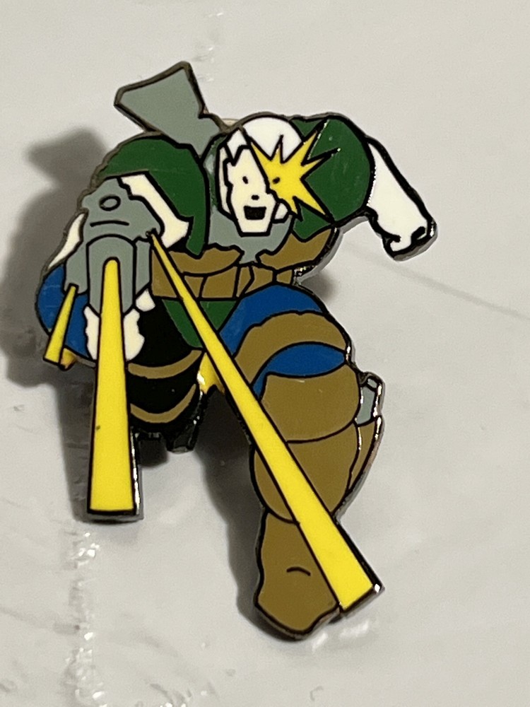 Assorted VINTAGE CLOISONNE PINS Planet Studios and others, Comic Book Characters