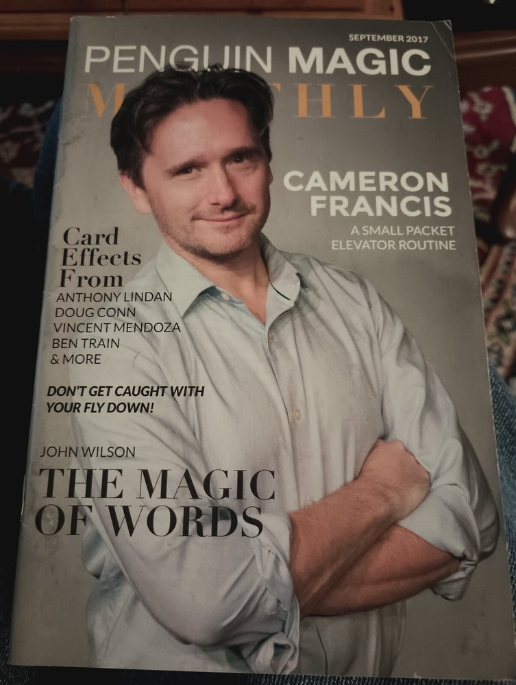 Cameron Francis Penguin Magic Monthly September 2017