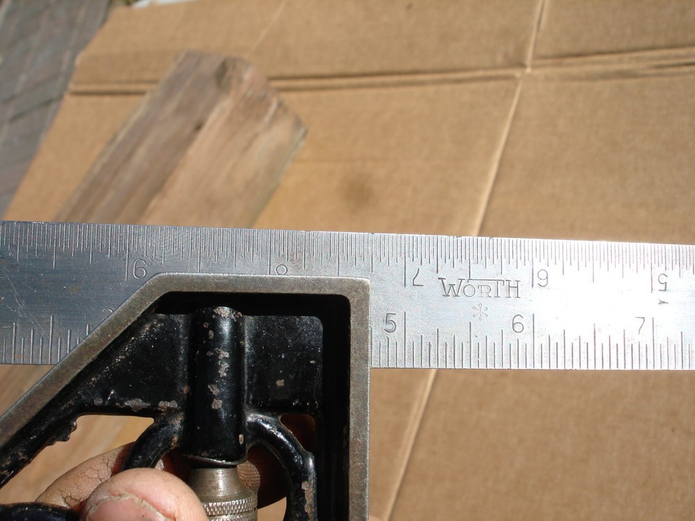 Vintage WORTH * 12" Combination Square